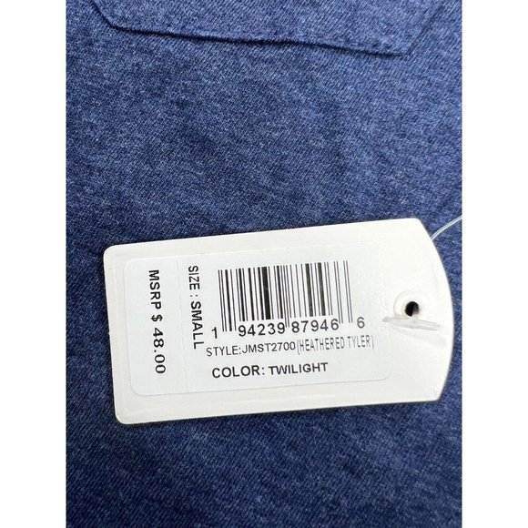 Johnnie-O Mens Small North Carolina Tar Heels T Shirt Blue Short Sleeve - Picture 7 of 11